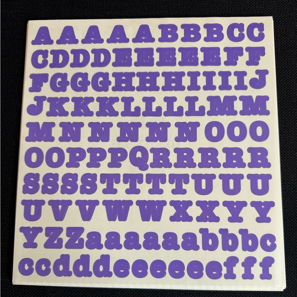 New Creative Memories Large ABC/123 Bold Letters Set 7 Sets are available